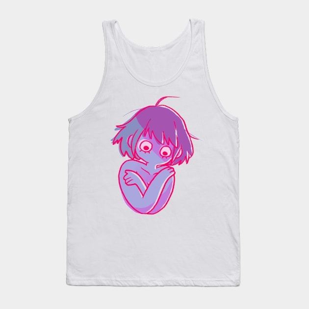 Anxiety (front design) Tank Top by BubblePaw